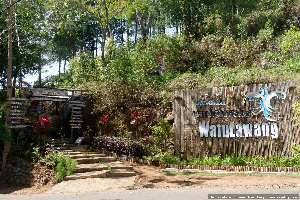 Wisata Watu Lawang, pemandangan indah.